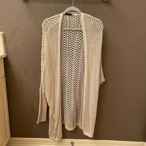 Longline Crochet Cardigan